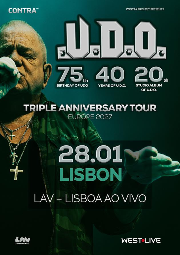 U.D.O. LISBON. AO VIVO.