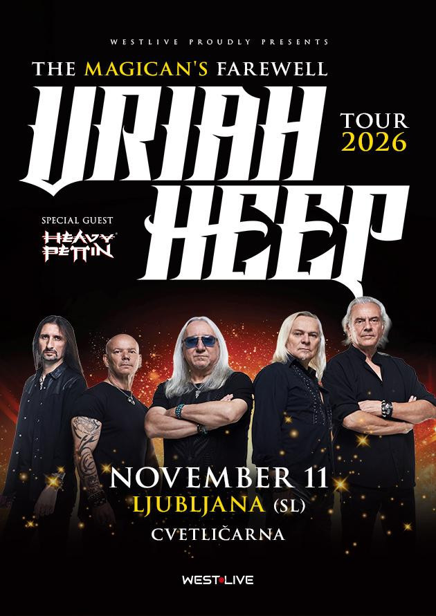 URIAH HEEP/ NOVEMBER 11/ 2026/ CVETLIČARNA