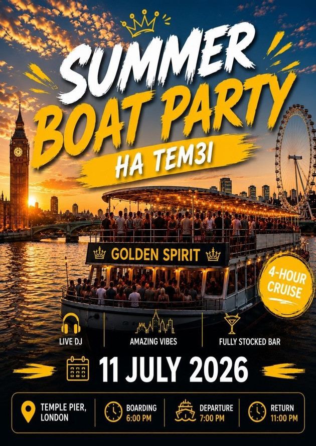 SUMMER BOAT PARTY НА ТЕМЗІ