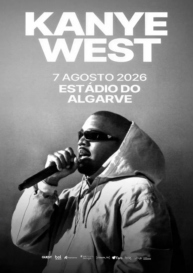Kanye West concert poster in Portugal