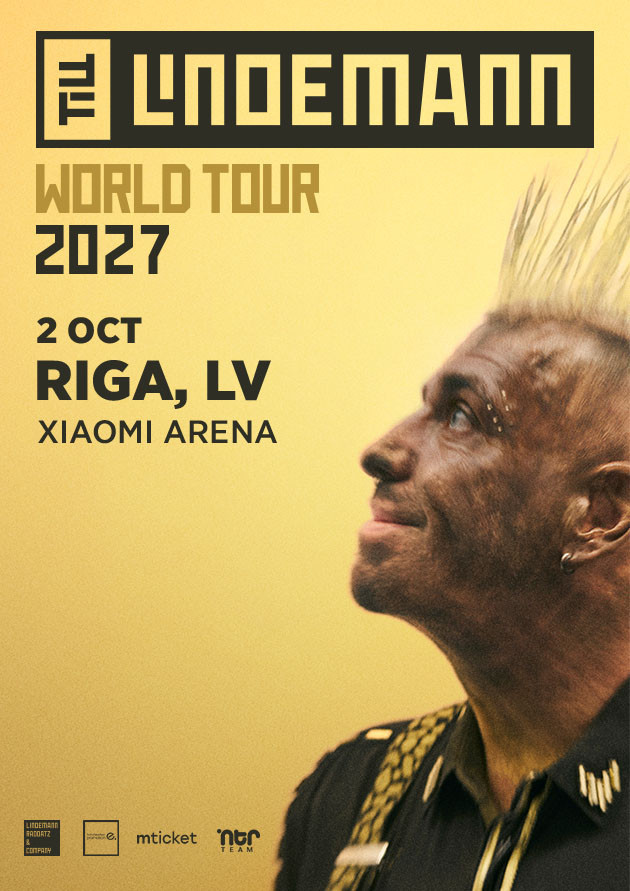 TILL LINDEMANN “WORLD TOUR 2027” Рига