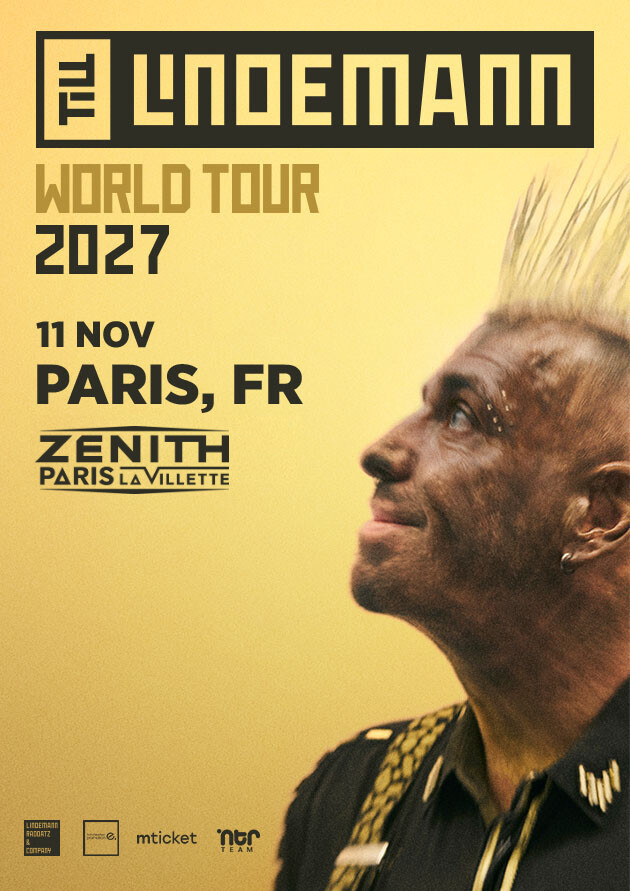 TILL LINDEMANN “WORLD TOUR 2027” Париж
