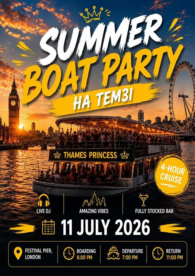 SUMMER BOAT PARTY НА ТЕМЗІ (London)