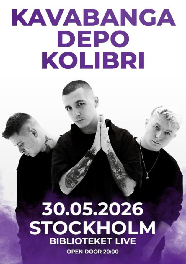 KAVABANGA Depo Kolibri – живий концерт у Стокгольмі