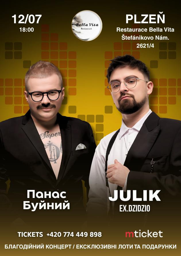 JULIK & Панас Буйний в Плзні