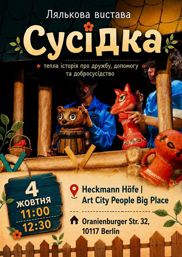 Лялькова вистава "Сусідка" 